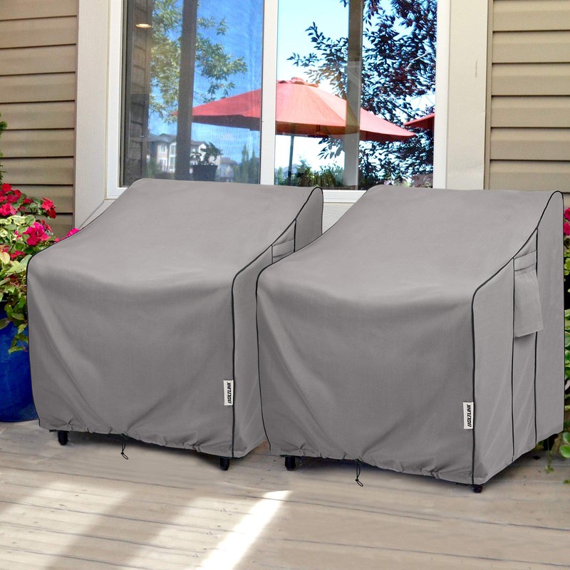 BOLTLINK Patio Chair Covers Waterproof, Heavy Duty Outdoor Furniture Covers