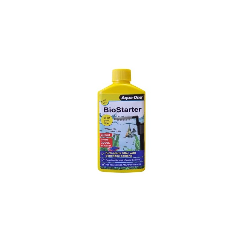 Aqua One BioStarter with Beneficial Friendly Bacteria For Aquariums and