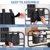 YIBEICO Support Storage Bag for Bed Rails, Bedside Storage Organizer