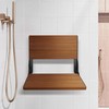 Folding Shower Seat 20'', Large Teak Shower Seat, Folding Shower