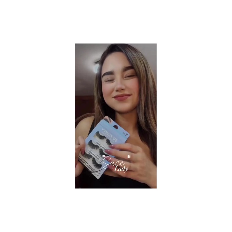 Sace Lady Pestañas Postizas 3d Fluffy Naturales Reutilizable