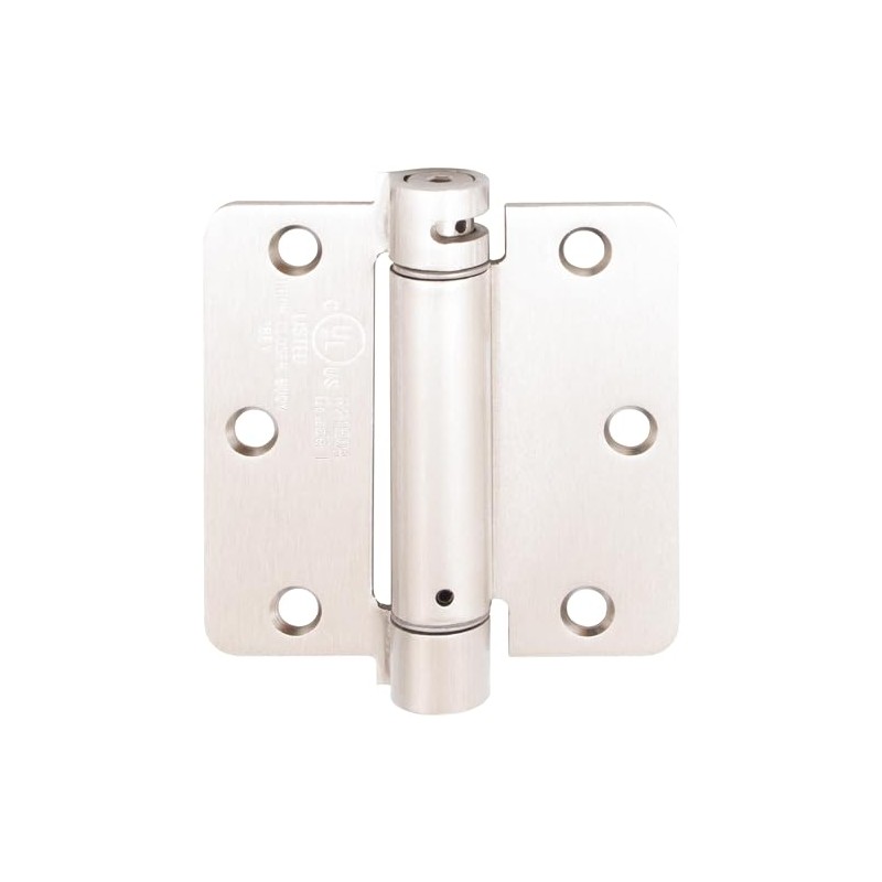 Stone Harbor Hardware Adjustable Spring Hinge, 3-1/2 Inches, 1/4" Radius