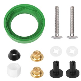 Toilet Tank to Bowl Gasket Kit for American Standards Toilet Part Champion 4 AS738756-0070A, 3 Inch Toilet Tank Replacement Kit Includes Gasket & Bolt Kit with Handle