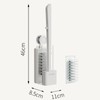 Mrbin Disposable Toilet Brush and Holder Set, Cleaner Toilet Bowl