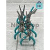 Jewelry Plier Set of 8 Pliers with Stand Green Grip