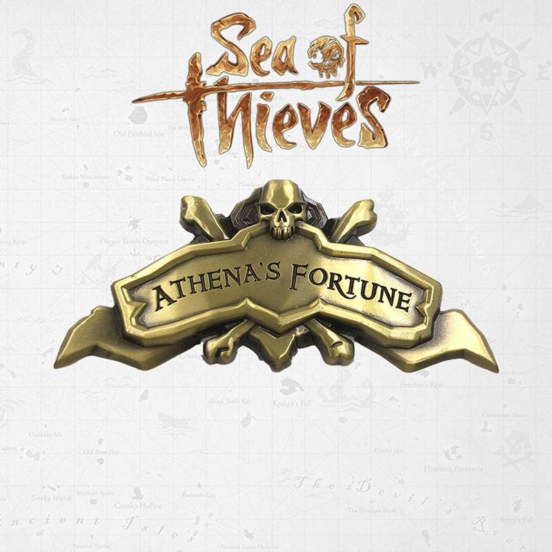 Sea of Thieves FaNaTtik Athena's Fortune Ship Plaque Antique Gadgets