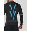 Keismimo Men's UPF 50+ Long Sleeve Compression Shirts UV/SPF Rash