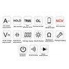 Digital Multimeter Multifunctional HD LCD Display Voltage Current Resistance Tester