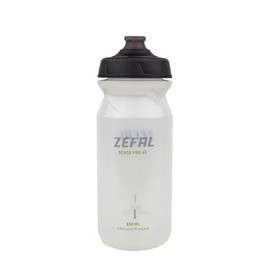 ZEFAL Sense Pro 65 Water Bottle Bicycle Transparent - Transparent Bicycle Water Bottle 650 ml - Bicycle Bottle - Premium Drinking Bottle BPA Free 79 g - Bicycle Accessories