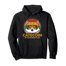 Vintage Catecoin My Retirement Plan CATE Token Pullover Hoodie
