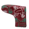 Golf Putter Headcover Embroidery Putters PU Protective Head Cover Magnetic