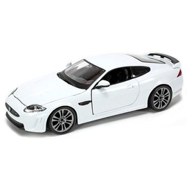 Jaguar XKR-S White 1/24 Diecast Car Model by Bburago 21063white