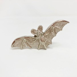Silver Animal Metal Drawer Pulls Knobs Cupboard Bedroom Kitchen Upcycle (5. Flying Bat)