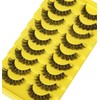 False Eyelashes Russian Strip Lashes D Curl Wispy Natural Look