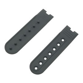 DGHAOP 12PCS 7 Hole Row Hat Buckle Plastic Adjustable Closure Replacement Repair Buckle 3.15x0.79 inch Hat Replacement Fastener Repair Snap Strap