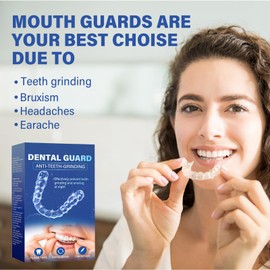Mouth Guard for Clenching Teeth at Night, Professional Night Guards for Teeth Grinding (4Piece Set/2Sizes)
