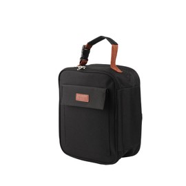 HOTOR Insulated Lunch Bag, Leak Proof Bento Box, Suitable for Both Men and Women, Black, Medium, 9.26"×4.53"×10.83"