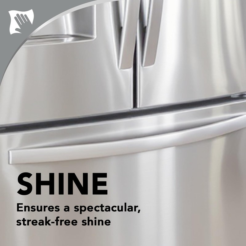 Weiman Stainless Steel Cleaner and Polish - Protects Appliances from
