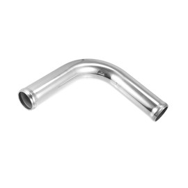 ACROPIX OD 1.5" 38mm Leg Length 4" 100mm Aluminum Alloy Tube Intercooler Pipe 90 Degree Bend Elbow Air Intake Tube Silver Tone for Car Car Parts