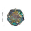 Cusdie 33MM D20 DND Dice with Sharp Edges and Glitter