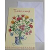Unbranded THANKS SO MUCH THANK YOU GREETING CARD, NEW WITH