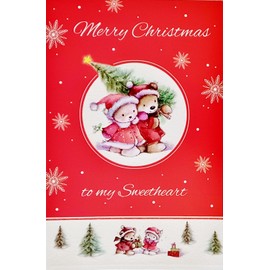 Greeting Card You Are All That I Need And Everything I Love - Romantic Merry Christmas To My Sweetheart (Husband Wife Boyfriend Girlfriend)