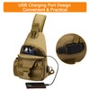 HUNTVP Tactical Military Chest Bag Molle Crossbody Shoulder Sling Pack