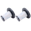 2PCS Robot Vacuum Filters Detachable Robot Vacuum Filters for Rowenta