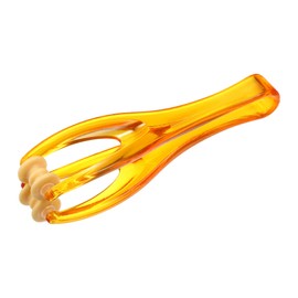 VOCOSTE Handheld Finger Massager with Dual Trigger Point, for Finger Muscle Pain Ease, ABS, Orange