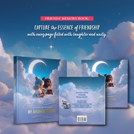 My Childhood Journey: Memory Book for Kids Friends Teachers - Friendship Book for Kids First Friends Scrapbook - Preschool Kindergarten Summer Camp Journal - Keepsake Activity Book - Gift for Age 3-9