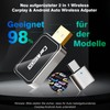 2-in-1 Wireless Carplay and Android Car Wireless Adapter, Convert Wired