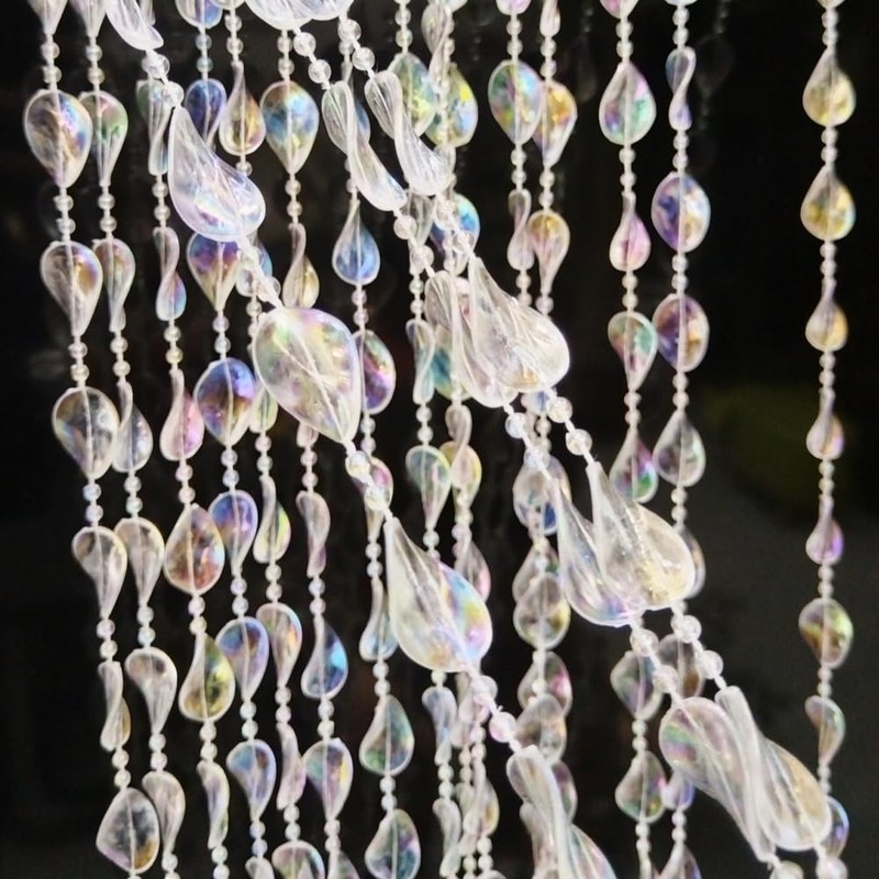 ave split Beaded Curtain Doorways Star Acrylic Hanging Door Beads