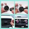 findTop 4 Piezas Clips de Ventilación de Coche, Female Bling