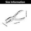 WQEDVN Single Hole Punch for Crafts, 6mm Hole Punch, Metal