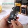 162 Spice Labels Stickers, Preprinted White Spice Jar Labels for