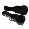 Leather Concert Ukulele Hard Case (24 Inch) (Black)