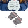 Heated Mitten Gloves Double Sided Heating Promote Blood Circulation USB