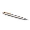 Parker Jotter Ballpoint Pen | Stainless Steel with Golden Trim