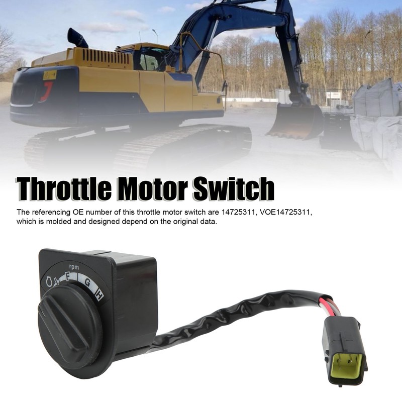 Throttle Motor Switch 14725311 Engine Throttle Knob Selector Unit for
