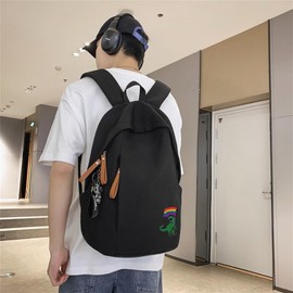 Dinosaur Carrying Rain Flag Brooch Pride Enamel Lapel Pin Green Colorful Animal Brooch Brooches for Kids Friends Jurassic Animal Badges Backpack Clothing Lapel Pin Jewelry Accessories Gift