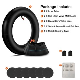 GREHUA 2.75/3.00-10 3.00x10 2.50-10 80/100-10 Dirt Bike Inner Tube Compatible with 110cc 125cc CRF50 CRF70 XR50 XR70 EZ90 Cub CT70 KLX110 DRZ110 DRZ70 JR50 RSF650 QG-214 Pitbike Moped Scooter Parts