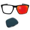 SOLODAD Replacement Lenses for Oakley Sliver XL OO9341 Sunglasses Polarized-Lava
