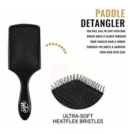Wet Brush Cepillo Desenredante De Paleta Wet Brush, Negro, 1 Unidad