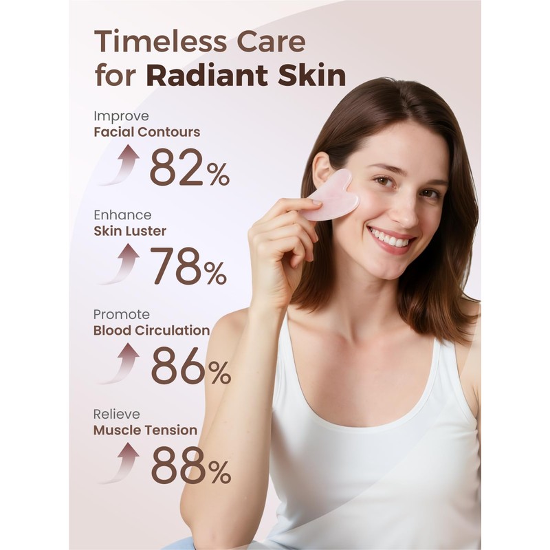 Gua Sha Facial Tools, Guasha Tool for Face Acupuncture Therapy