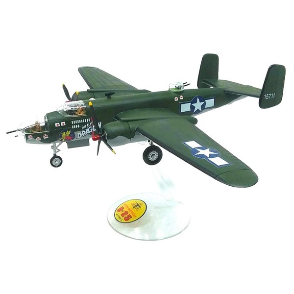 Atlantis B-25 Mitchell WWII Bomber Plastic Model Kit 1/64 Toy and Hobby
