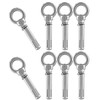 304 Stainless Steel Extension Eye Bolt M6 M8 (M8 8pcs)