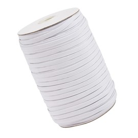 KONTONTY 1 Roll 91m Polyester Stretch Band Elastic Clothing Band for Face Mask Decor DIY (12mm)