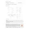 Bricard 1 Pair Door Handles 7E8081 Osmosis 2 Keys i-Black