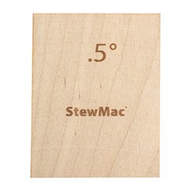StewMac Neck Shim for Guitar, Blank, 0.50 degree