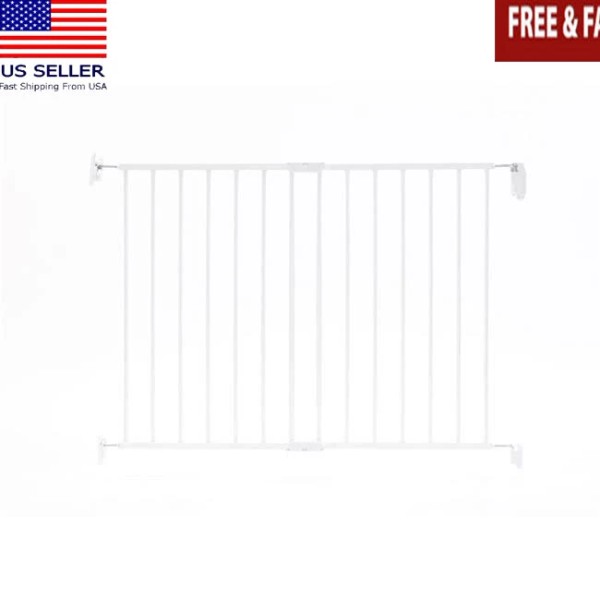 Unbranded Extra Wide Stairway & Hallway Safety Gate 6-24 Months
